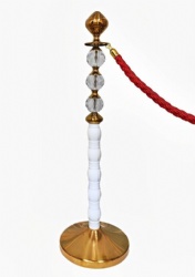 MXG17 rope barrier stanchion post