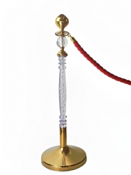MXG18 rope barrier stanchion post