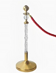 MXG19 rope barrier stanchion post