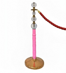 MXG21 rope barrier stanchion post