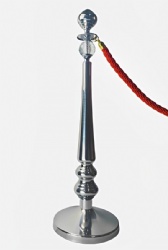 MXG10 rope barrier stanchion post