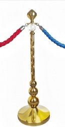 MXG12 rope barrier stanchion post